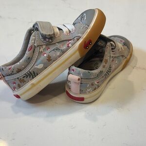 See Kai Run Gray Sneakers with Fun Pattern